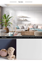 Large White Marble Tile Wall Stickers