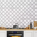 Self-adhesive rectangular removable self-adhesive tile backsplash