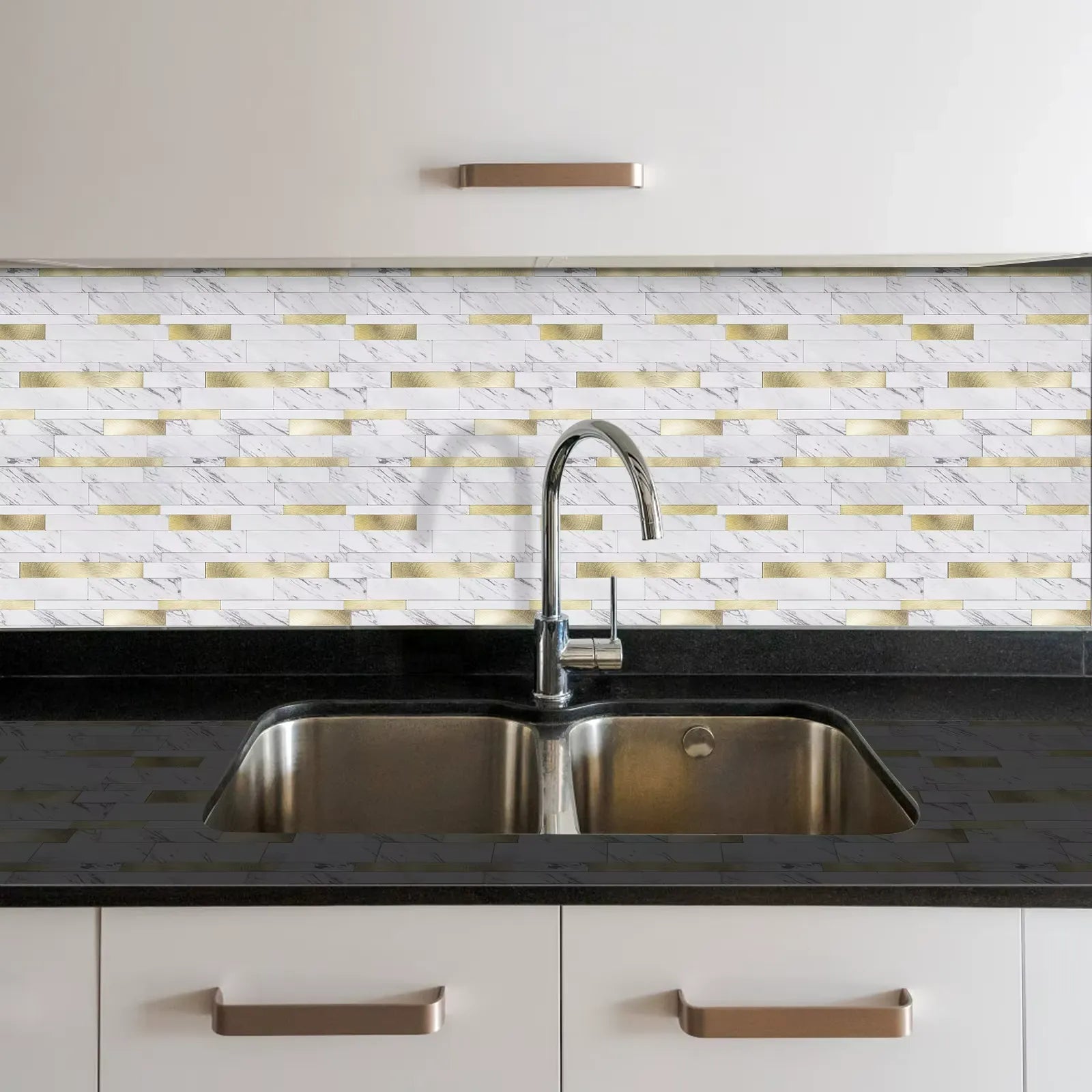 Modern Design Peel and Stick Backsplash