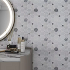 Self-adhesive rectangular removable self-adhesive tile backsplash