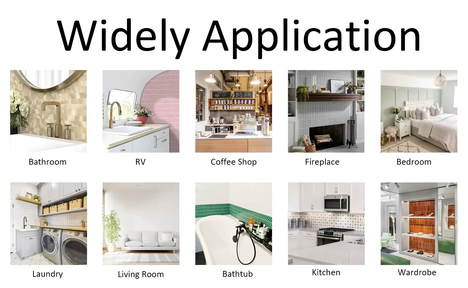 Modern Design Peel and Stick Backsplash