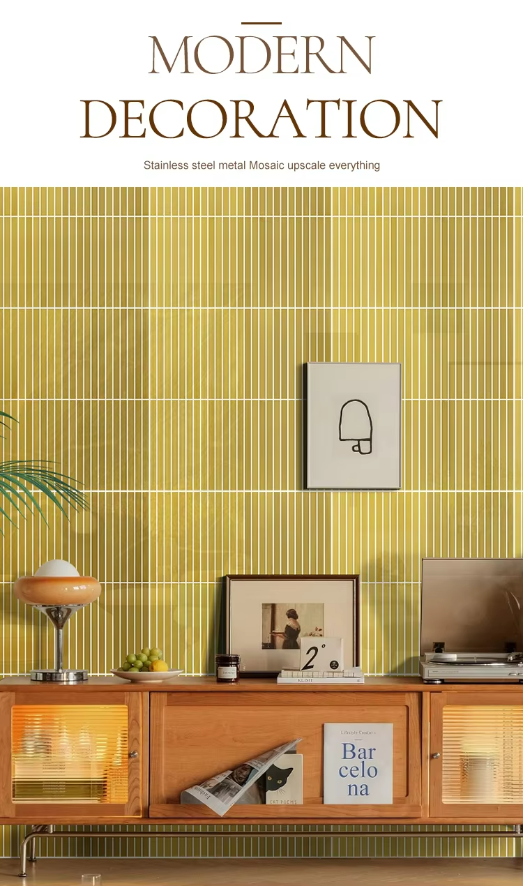 Self-adhesive rectangular removable self-adhesive tile backsplash