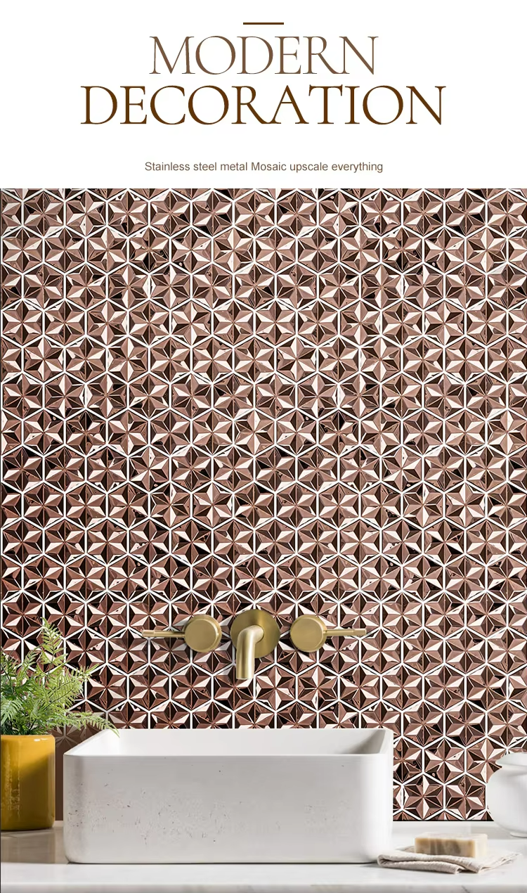 Self-adhesive rectangular removable self-adhesive tile backsplash