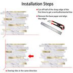 Modern Design Peel and Stick Backsplash