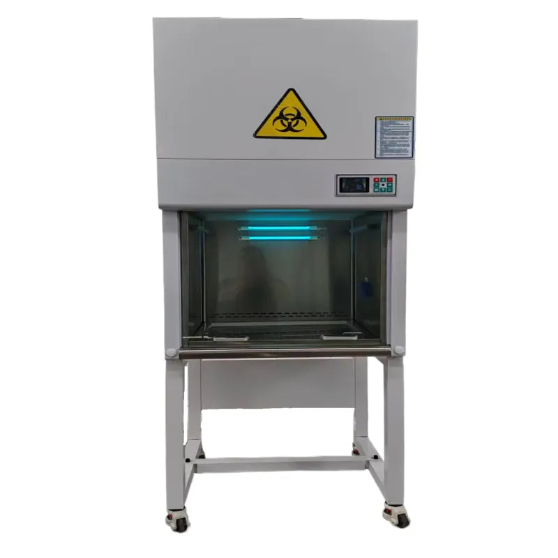 Vertical Laminar Flow Biosafety Cabinet with HEPA Filter Low Noise Energy Saving Metal for School Medical Pharmaceutical Labs