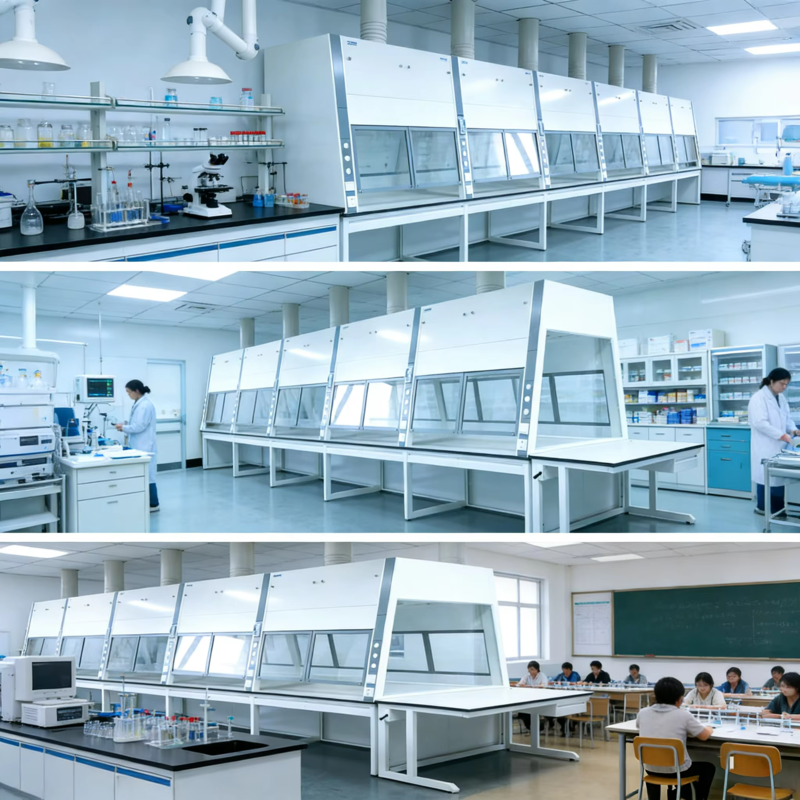 Wholesale Industrial Ventilation System Featuring Smart Laboratory Ventilation Solution And Heavy Duty Lab Work Bench Fume Hood