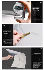 Large White Marble Tile Wall Stickers