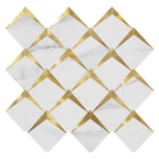 Self-adhesive rectangular removable self-adhesive tile backsplash
