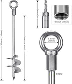 Ground Anchors Screw in Heavy Duty