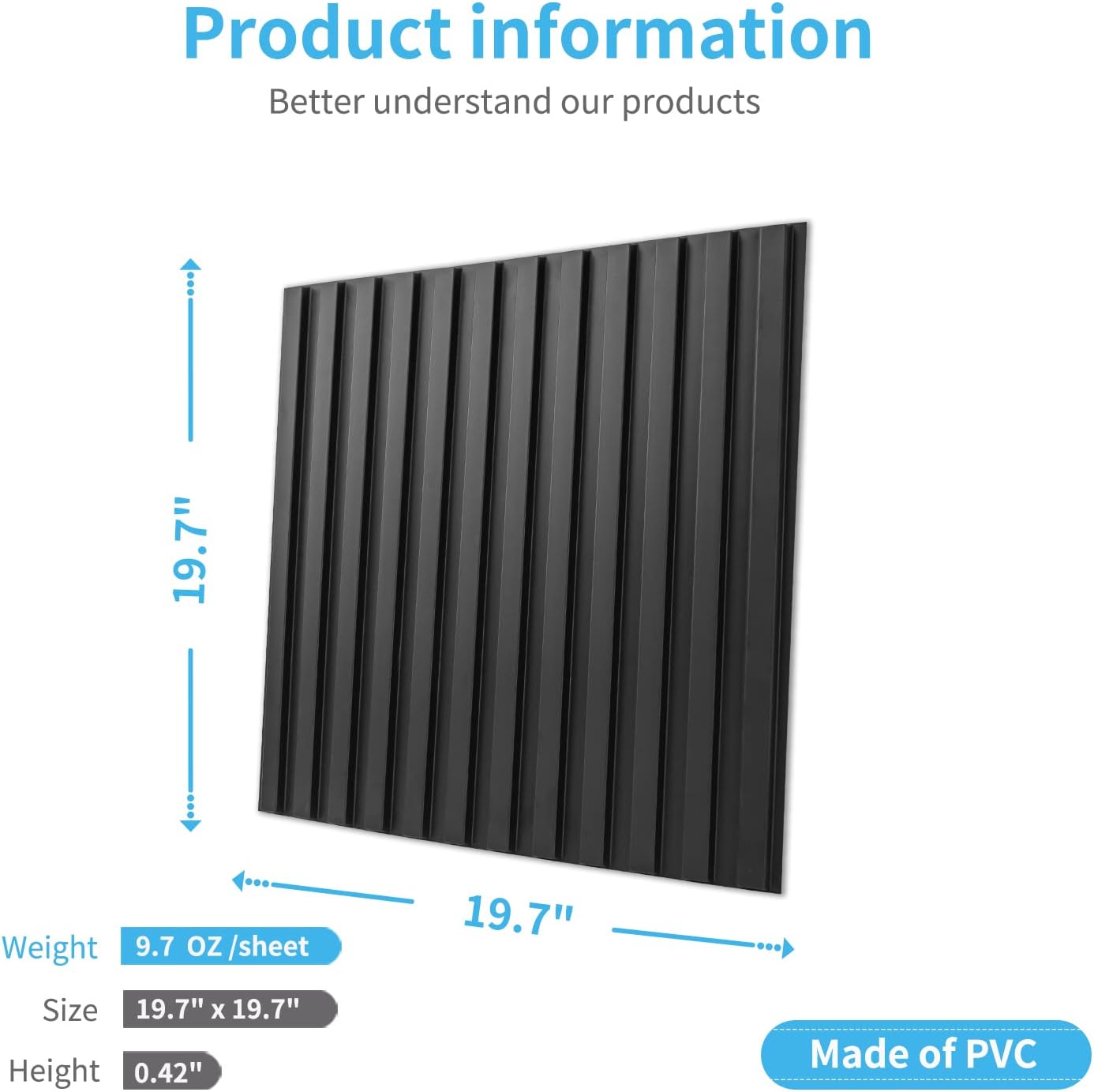 3D Fluted Textured Panel