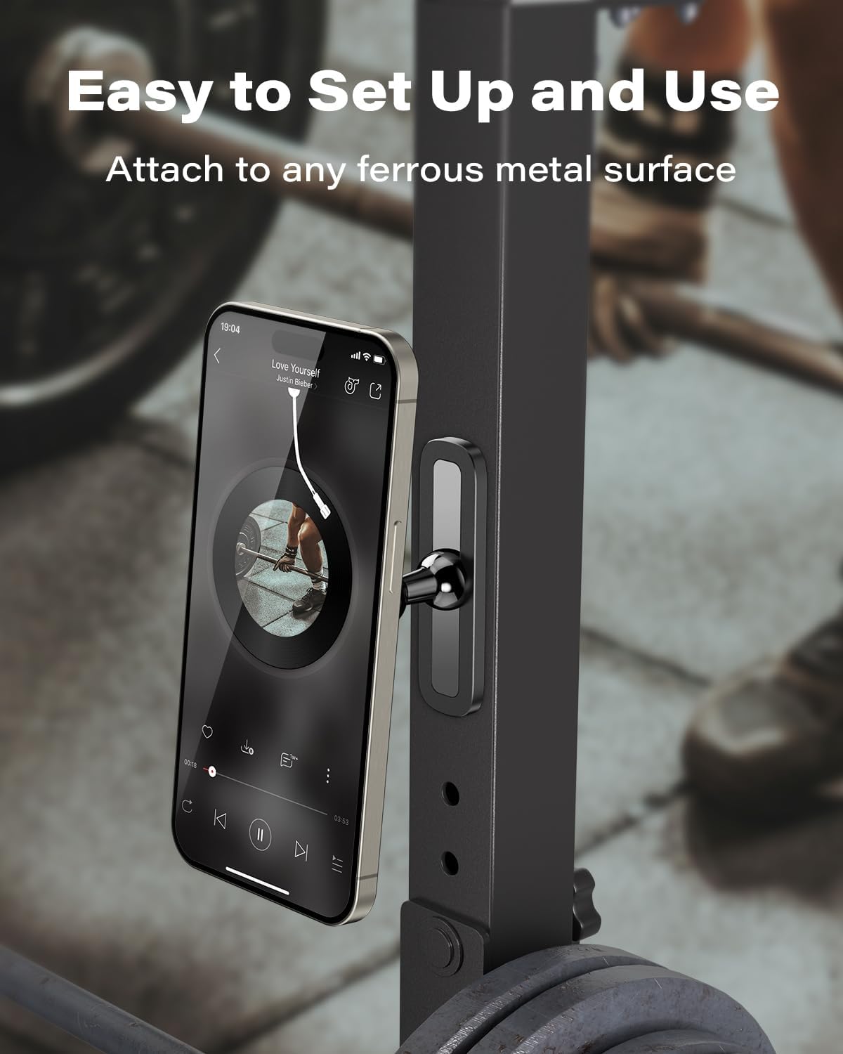 Magnetic Phone Holder for Gym
