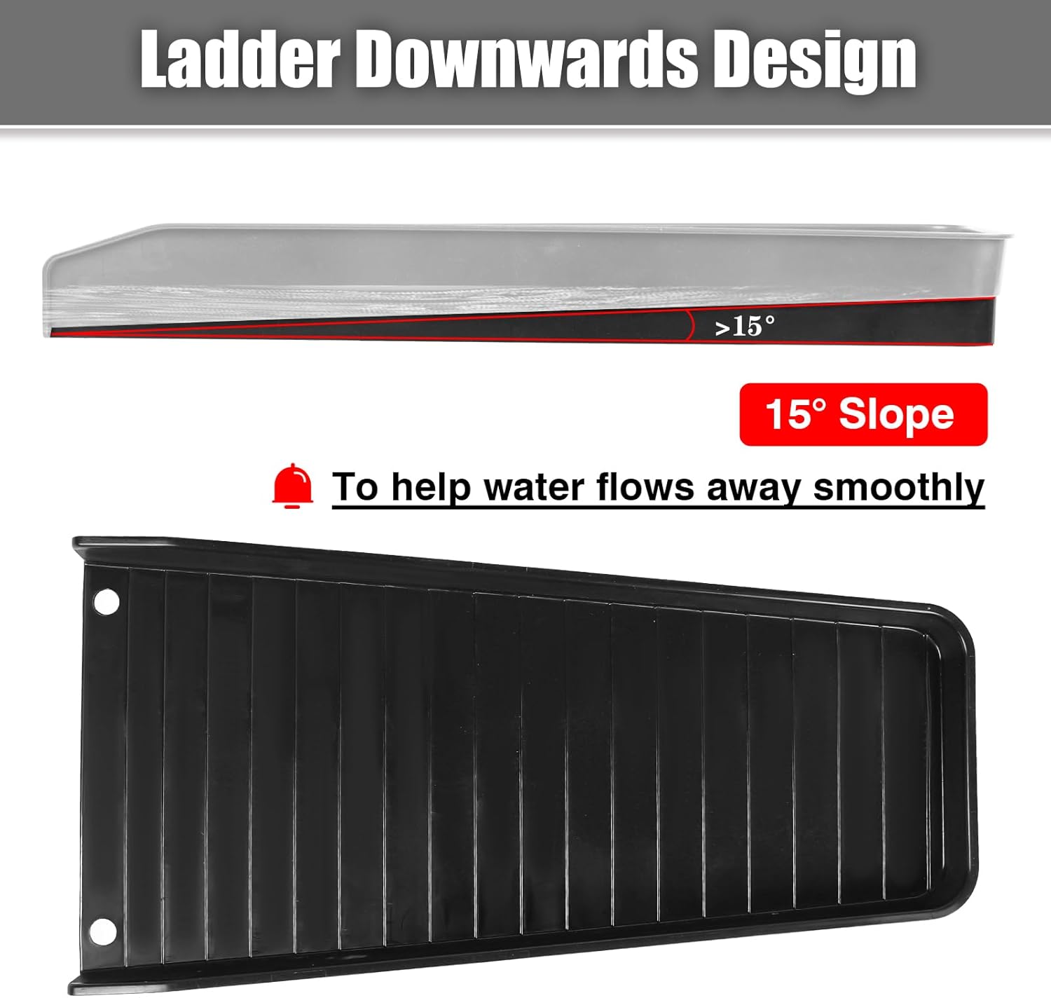 Rain-Gutter Downspout Splash Block