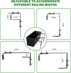 Railing Planter for Outdoor Plants