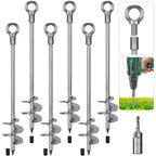 Ground Anchors Screw in Heavy Duty