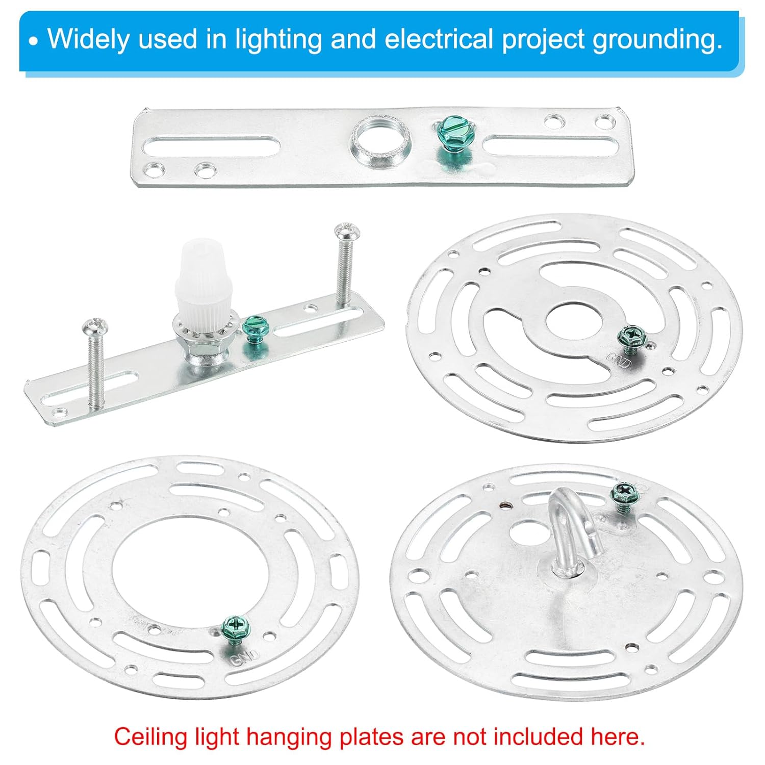 Green Electrical Grounding Screw