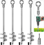 Ground Anchors Screw in Heavy Duty