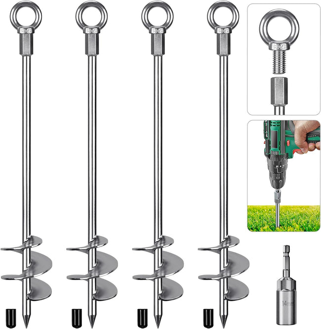 Ground Anchors Screw in Heavy Duty Hover Image