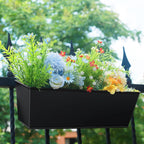 Railing Planter for Outdoor Plants