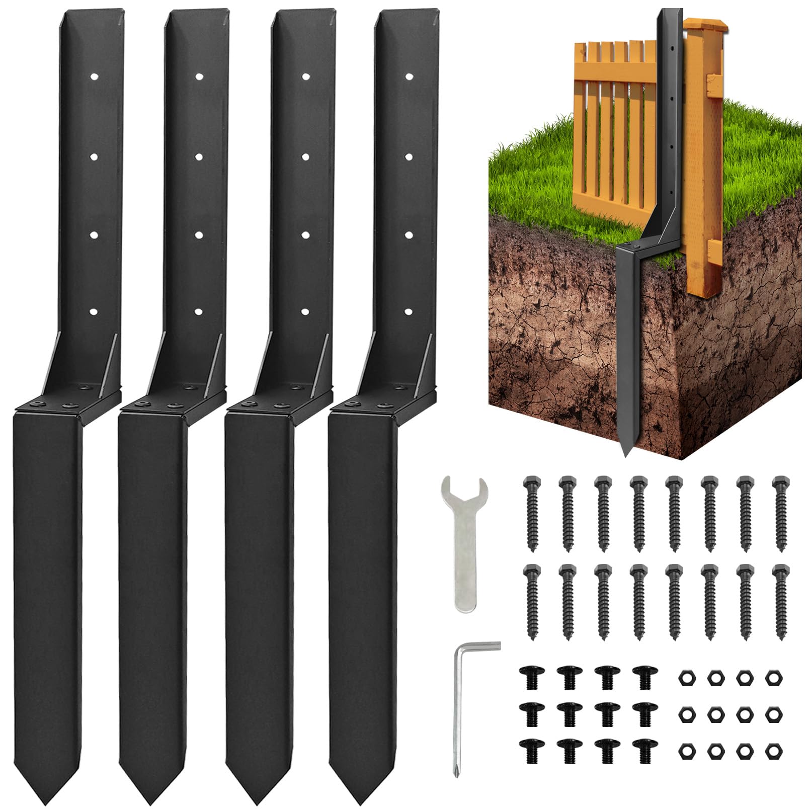 Fence Post Repair Kit