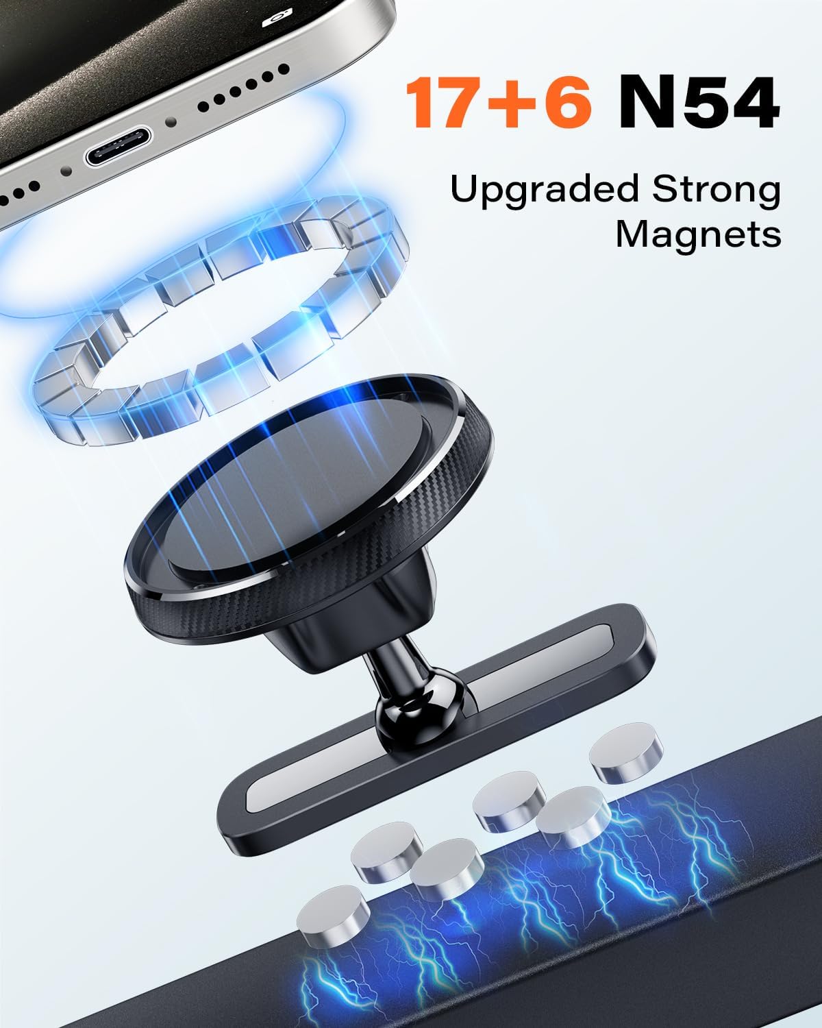 Magnetic Phone Holder for Gym