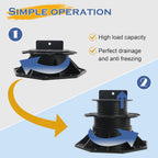 Adjustable Deck Support Pedestal