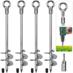 Ground Anchors Screw in Heavy Duty