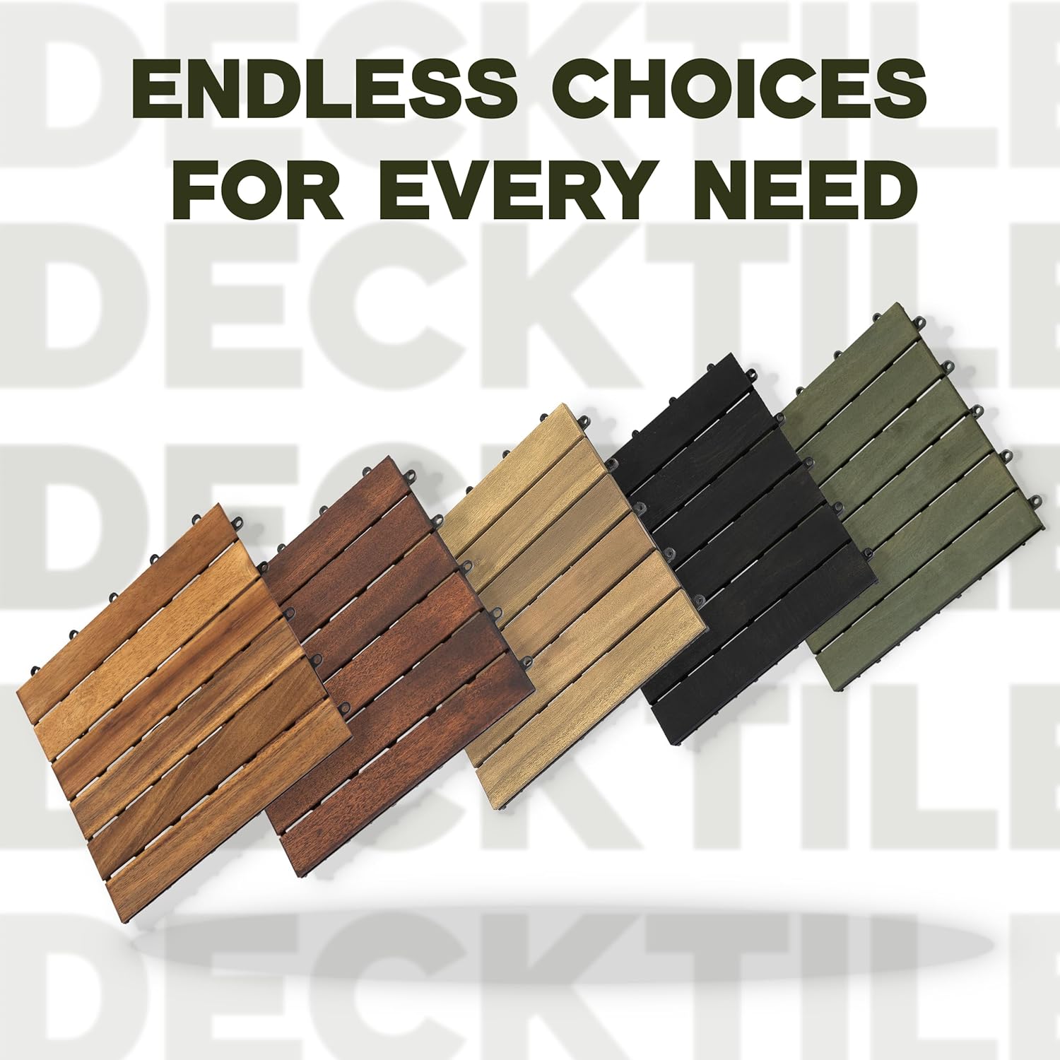 Easy Snap Interlocking Deck Tiles