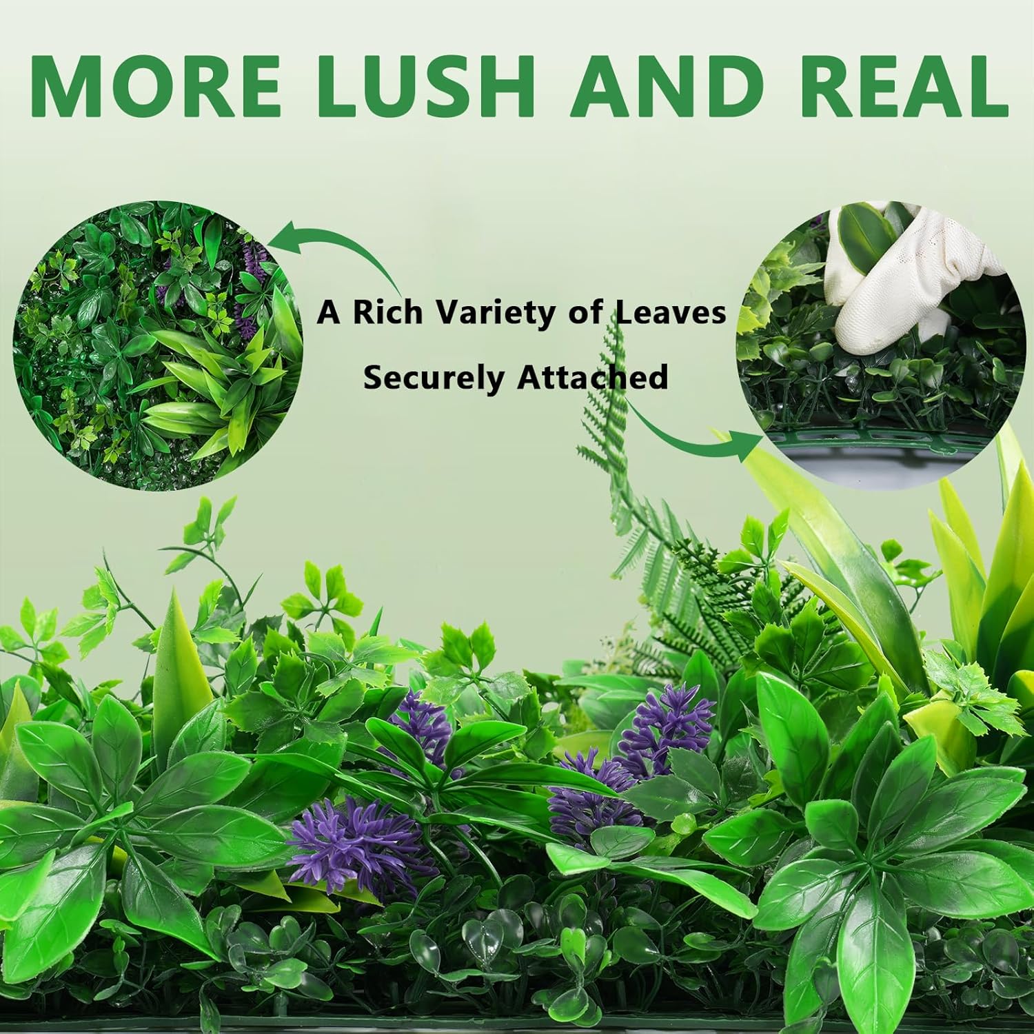 Artificial Hedge Panels Greenery Wall