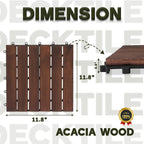 Easy Snap Interlocking Deck Tiles