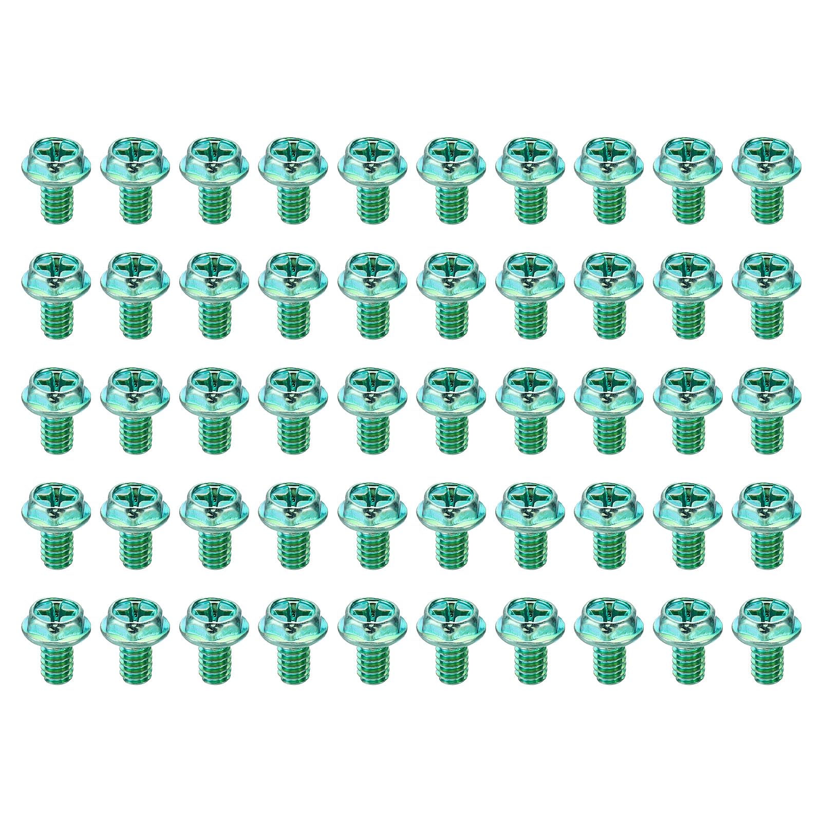 Green Electrical Grounding Screw