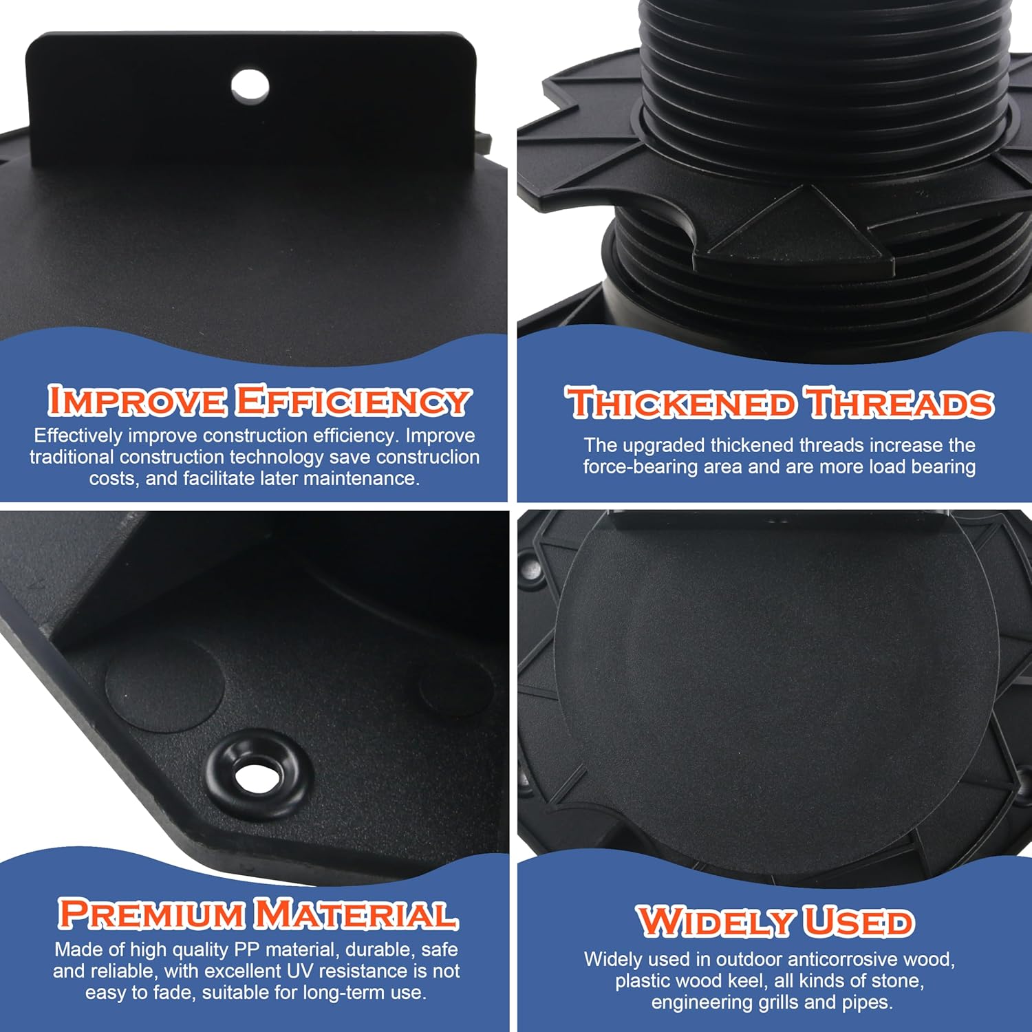 Adjustable Deck Support Pedestal