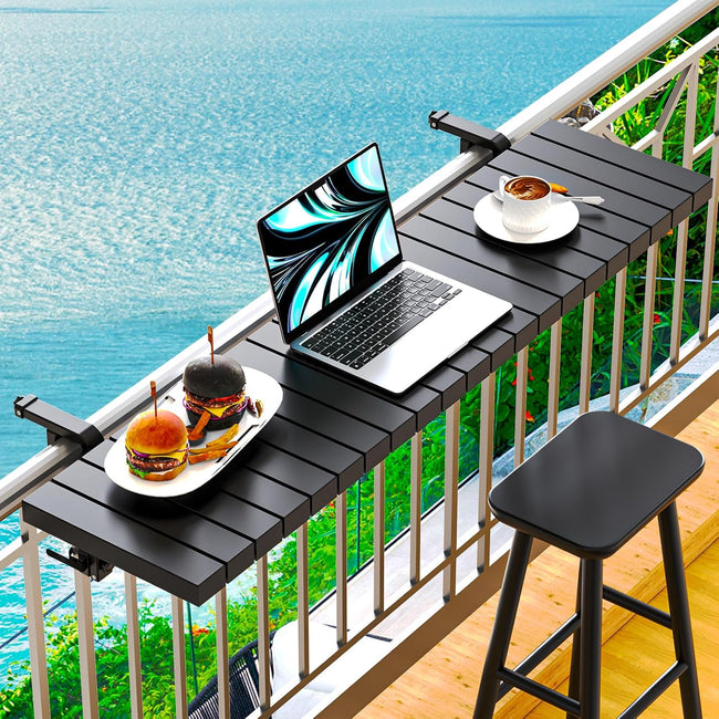 Balcony Bar Table for Railings Hover Image