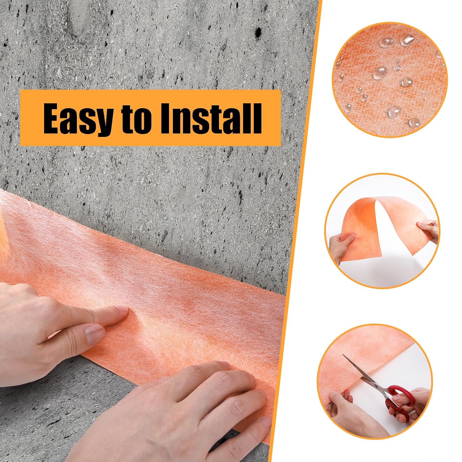 Polyethylene Fabric Tile Underlayment Seam Tape