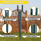 No Dig Ground Screw Anchor Spike