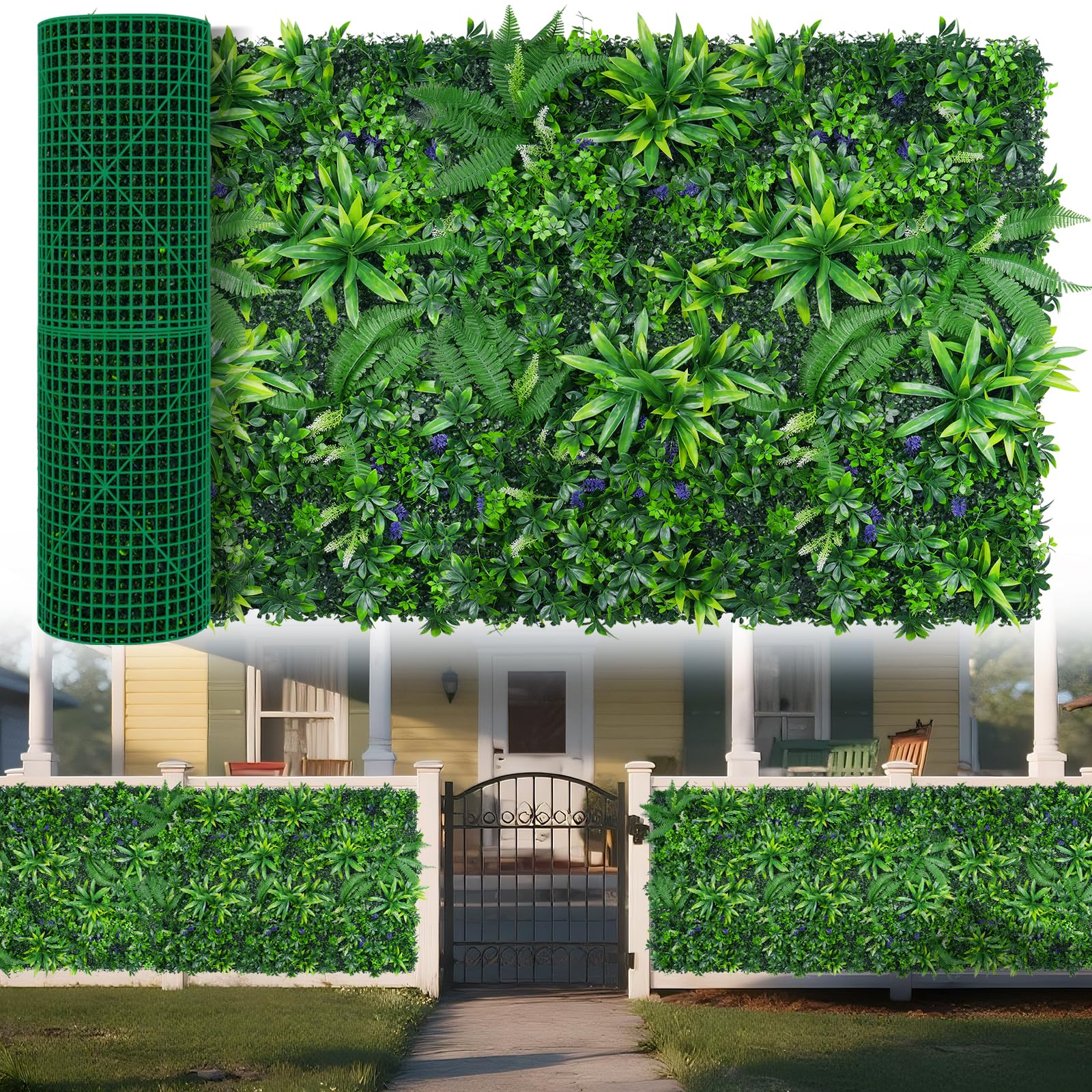 Artificial Hedge Panels Greenery Wall