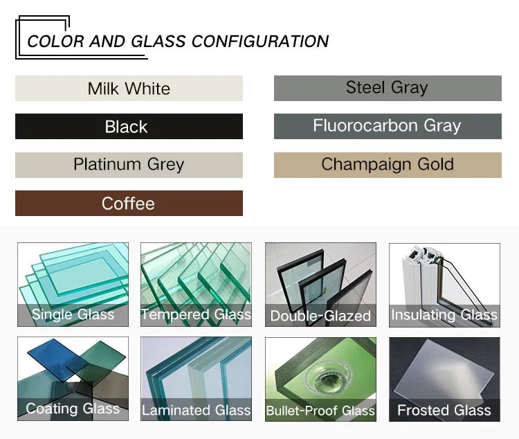 High Quality Aluminium Alloy Design windows