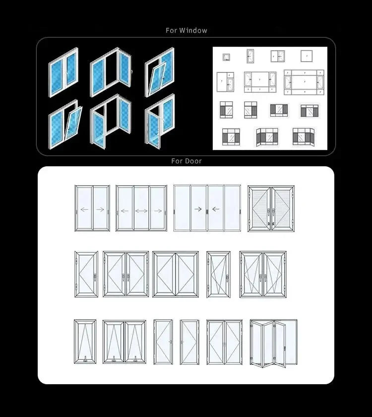 High Quality Aluminium Alloy Design windows
