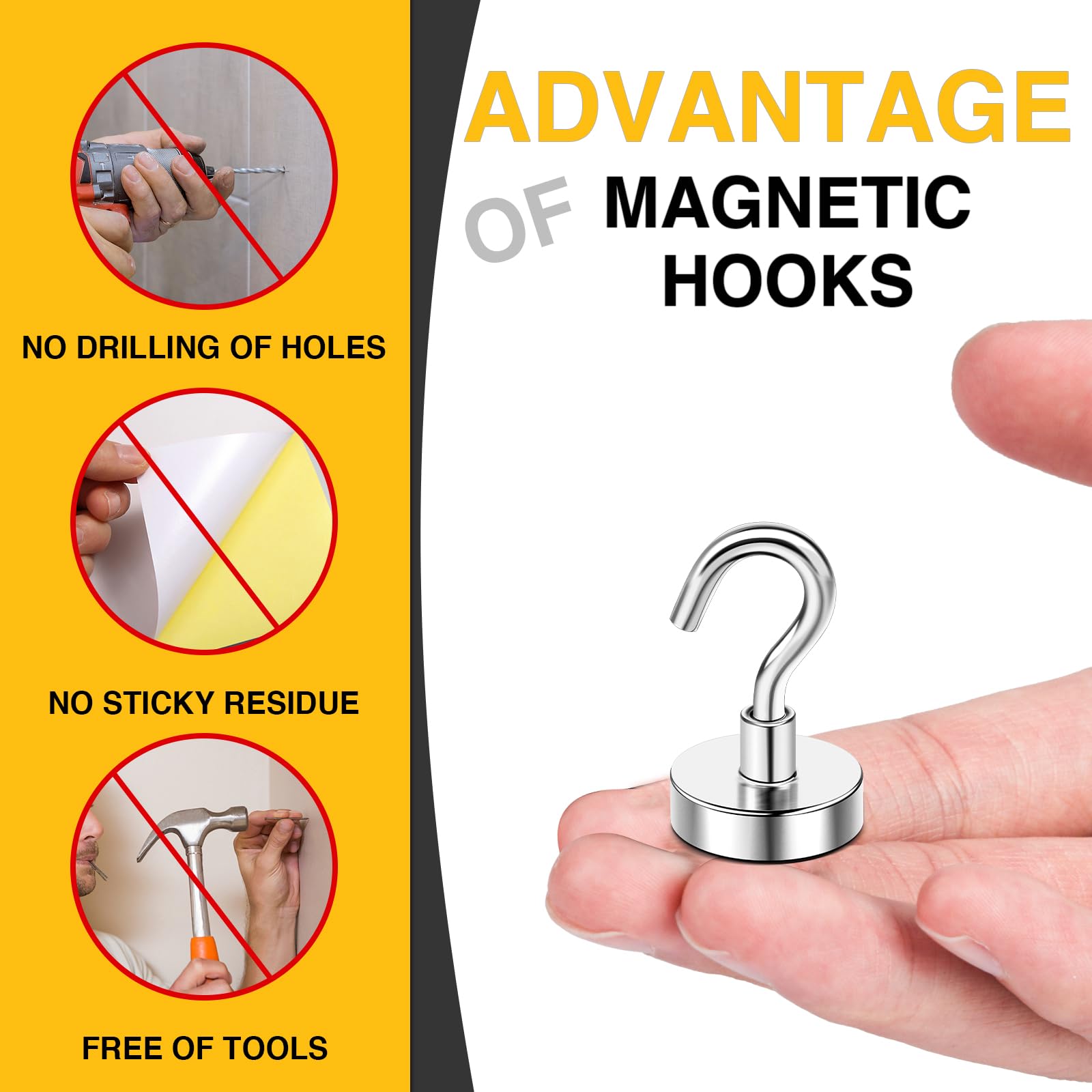 Heavy Duty Magnetic Hooks