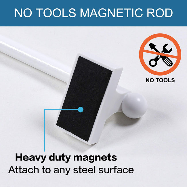 Magnetic Curtain Rods Main Image