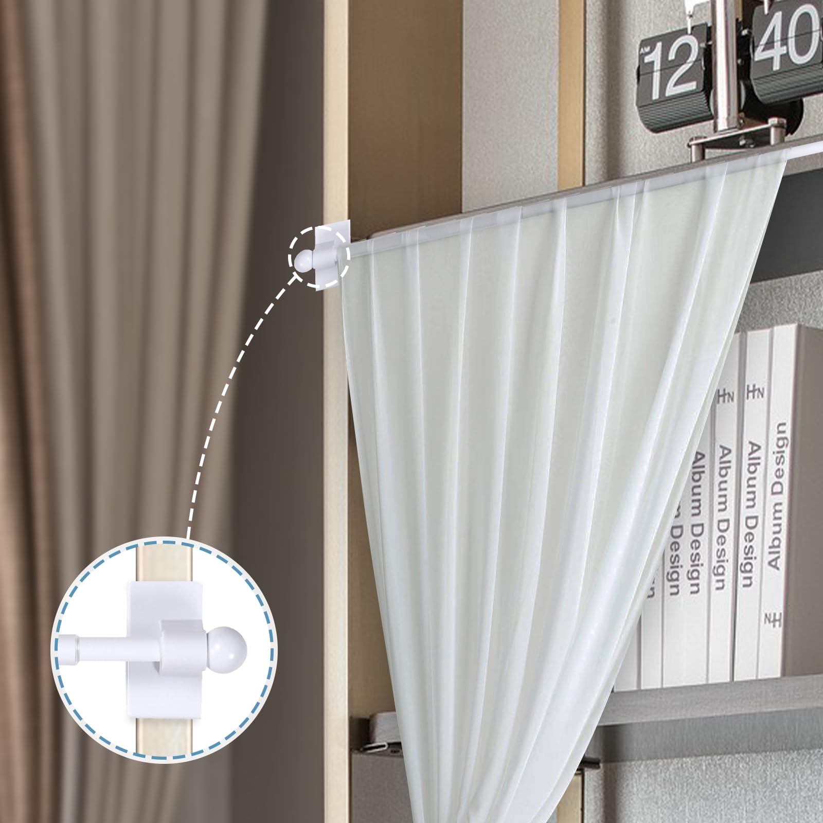 Magnetic Curtain Rods