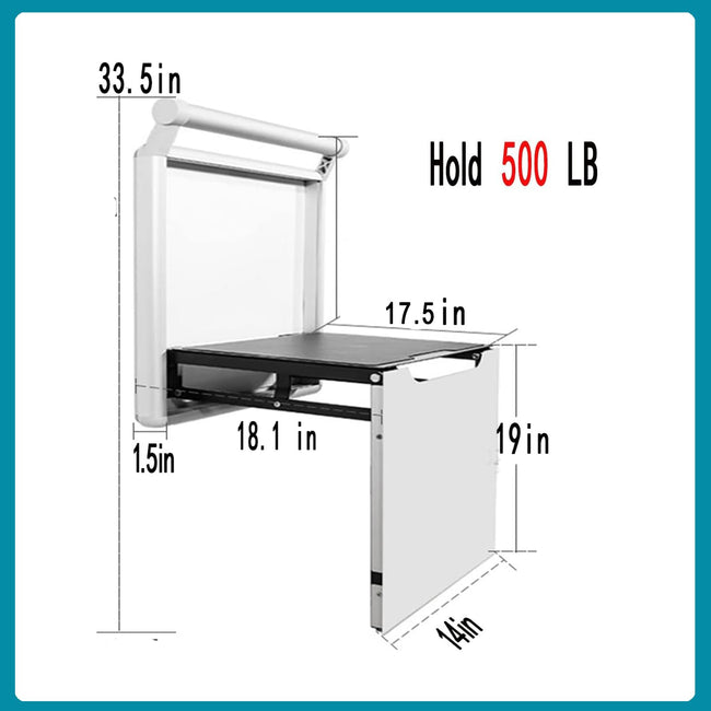 Wall mounted Folding Chair Main Image