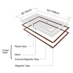 adjustable DIY window screen