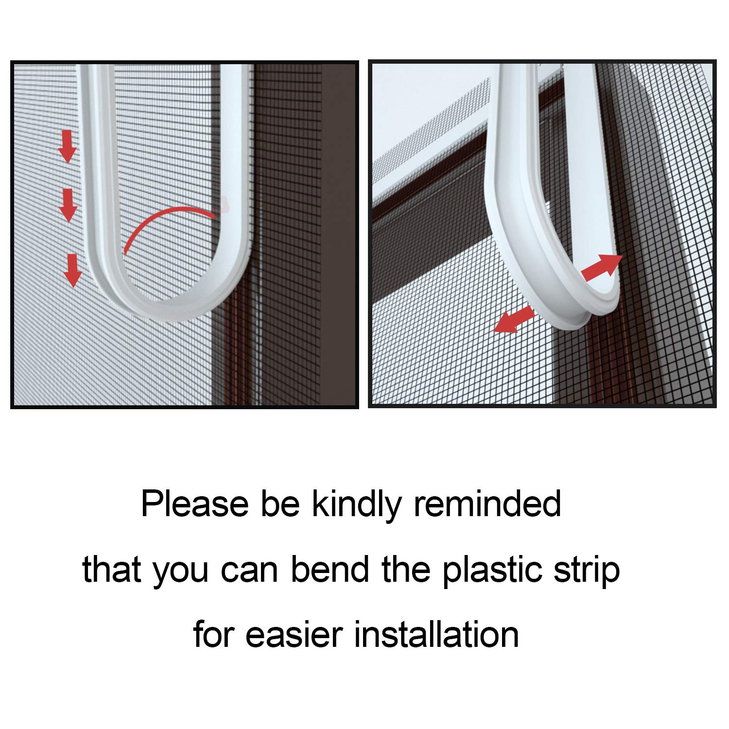 adjustable DIY window screen