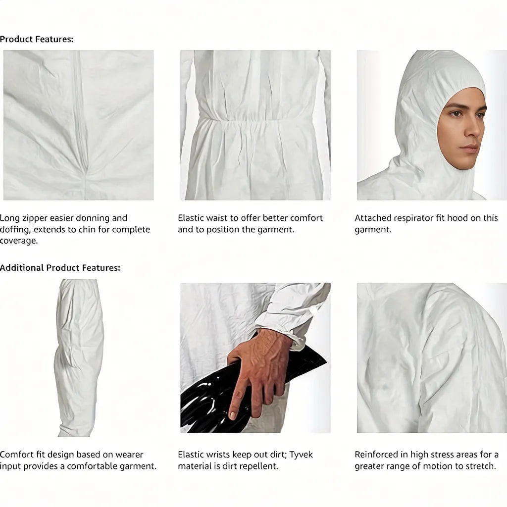 Disposable Cleanroom Coveralls Suit