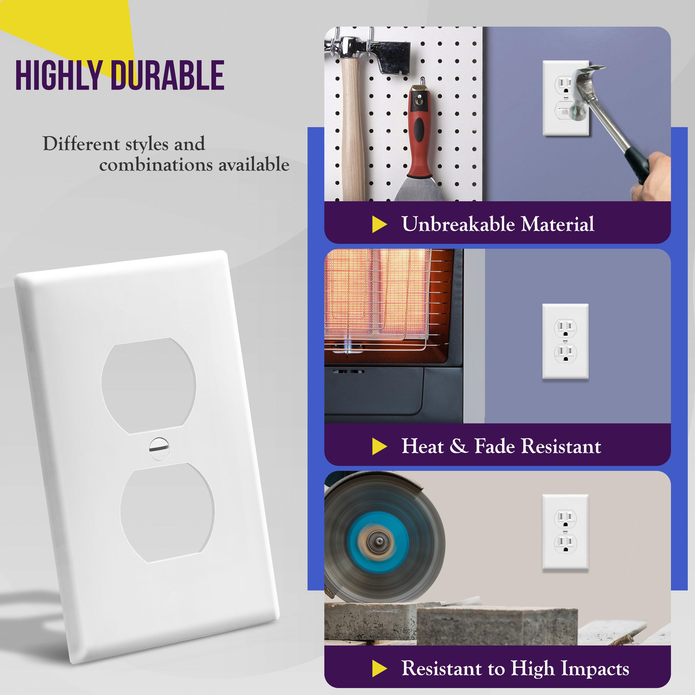 Duplex Wall Plates Kit