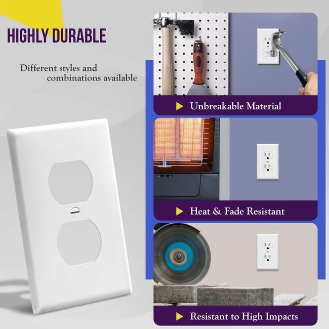 Duplex Wall Plates Kit Hover Image