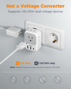 European Plug Adapter USB-C