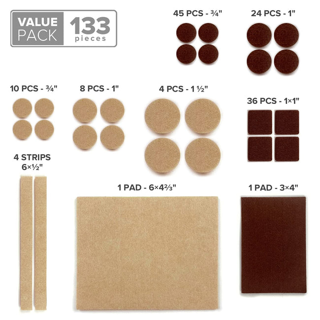 Felt Furniture Pads Hover Image