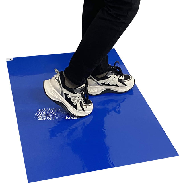 Cleanroom Sticky Mat Tacky Pads Adhesive Cleanroom Floor Mats Remove Dirt for Laboratory Construction Hospital Shoes Hover Image