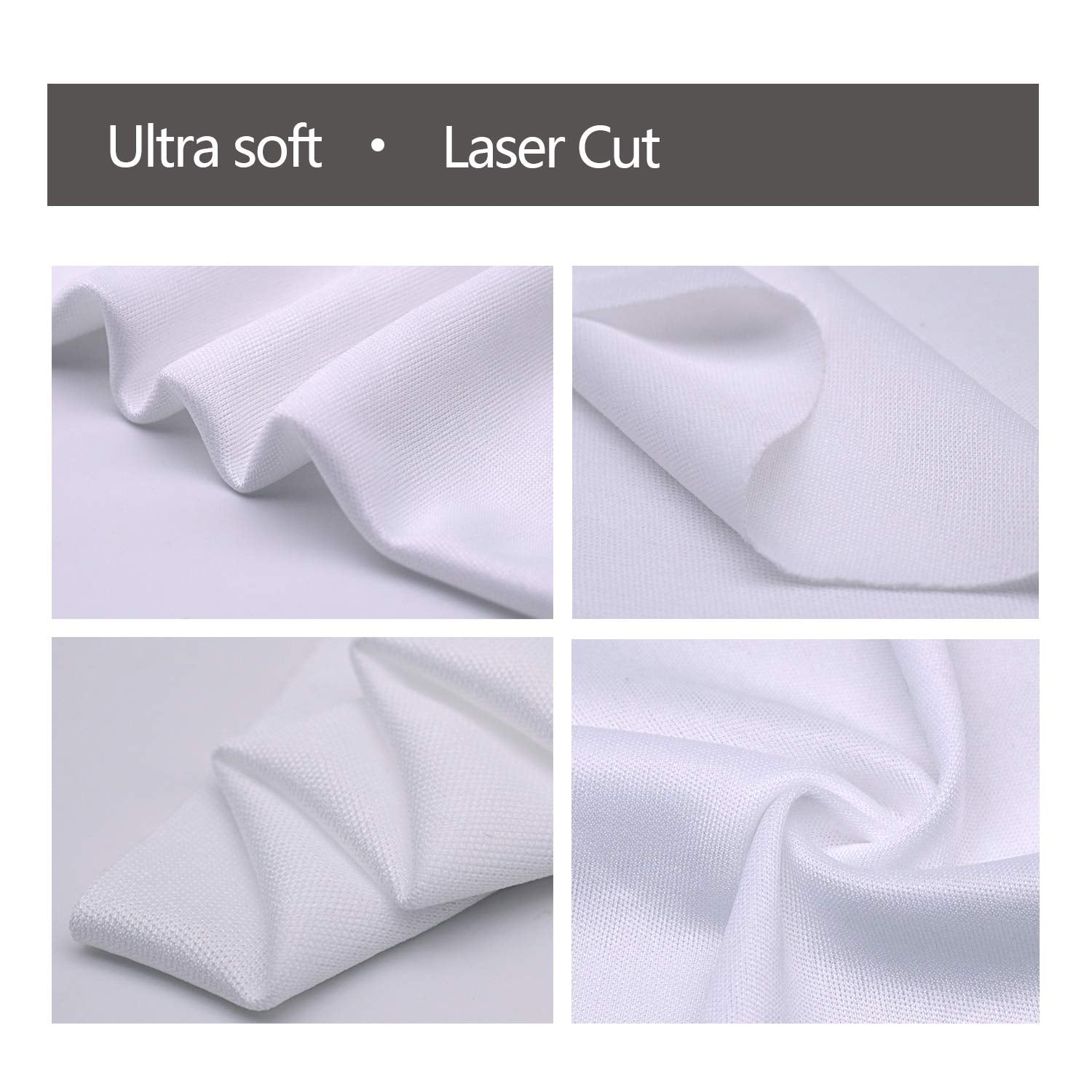 Biogreen Cleanroom Cloth Wipes 9"x9" (Bag of 150 Pcs) Double Knit 100% Polyester Wipers Lint Free Cloths with Ultra-fine Filaments, Laser Sealed Edge, Class 100 Cloths